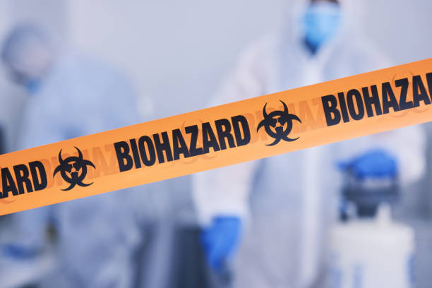 Professional Biohazard Cleanup technician working in Point Lookout, NY